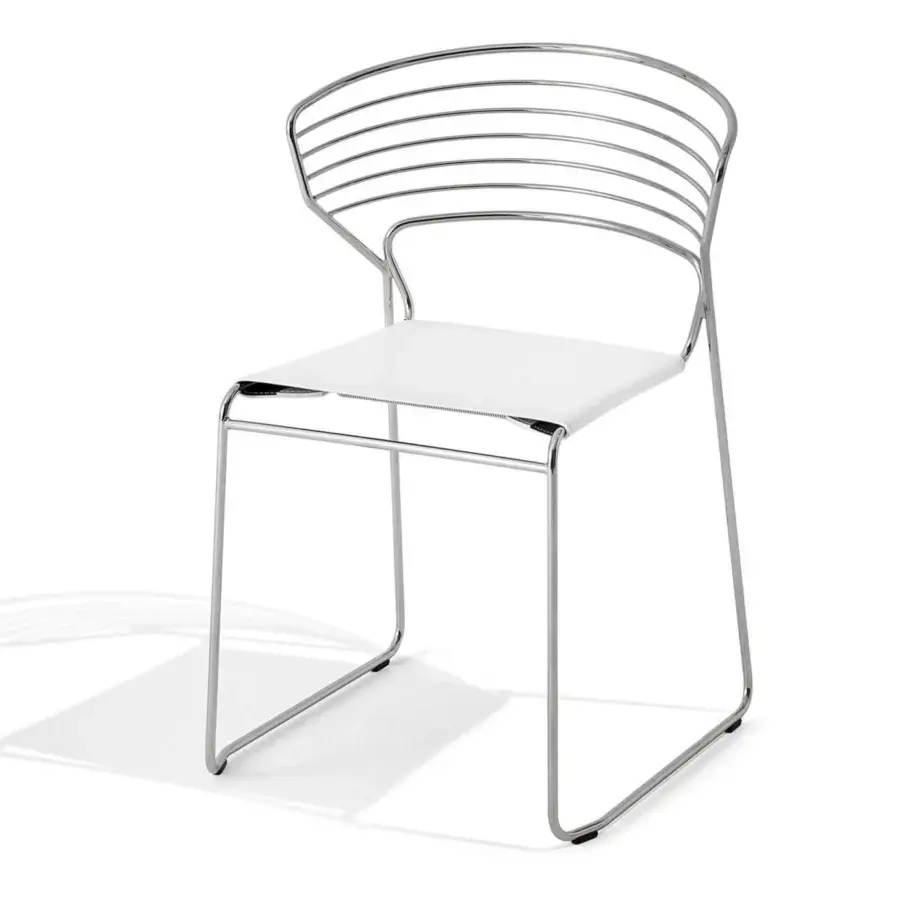 Desalto Koki Wire Leather Chair #9