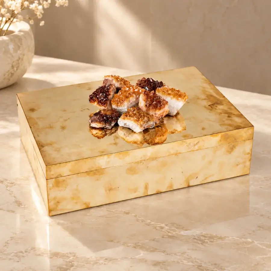 Selezioni Domus Quarzo Madera Decorative Box #1