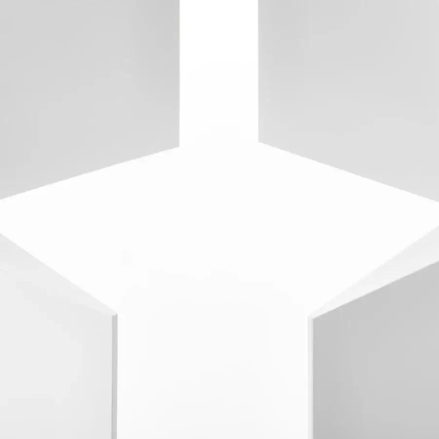 Innovative MDF Italia Divide It room divider in matte white with rotating aluminum and polyurethane construction