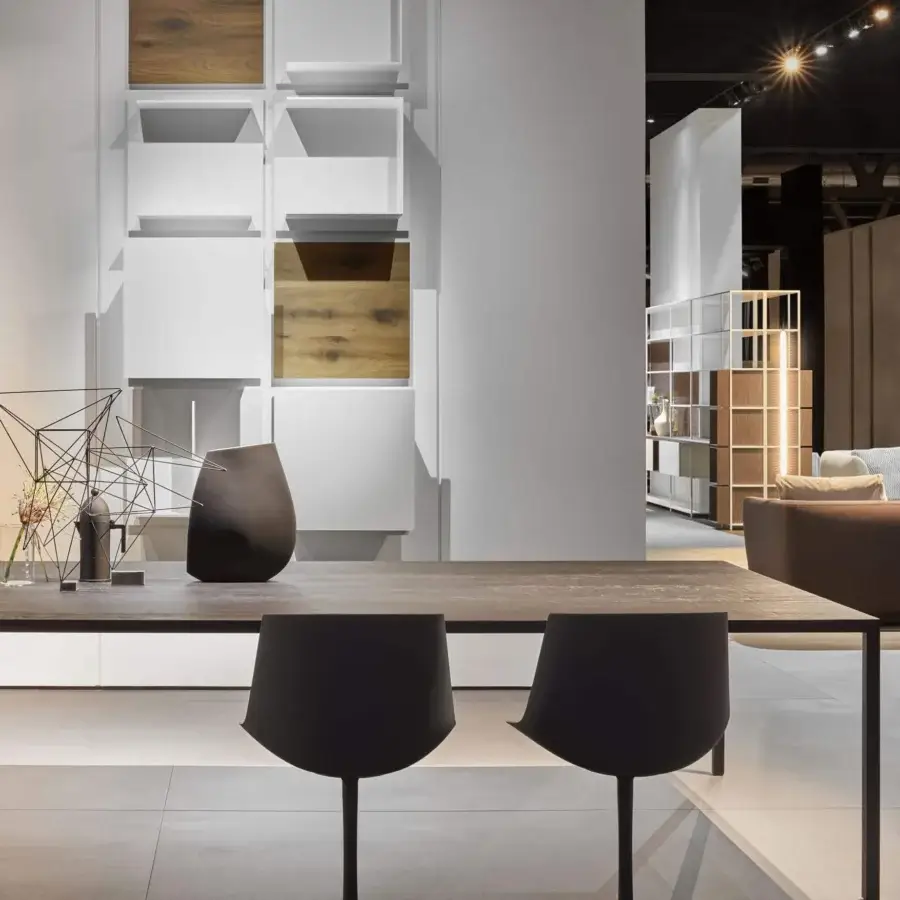 Elegant MDF Italia Flow chair with a rounded seat crafted in synthetic material and a matte black finish
