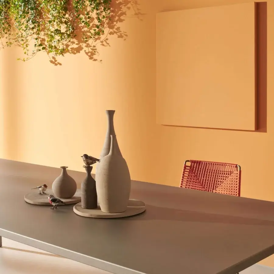 Exceptional MDF Italia Tense Outdoor table in goffered painted finish with aluminum sheet and extruded aluminum construction