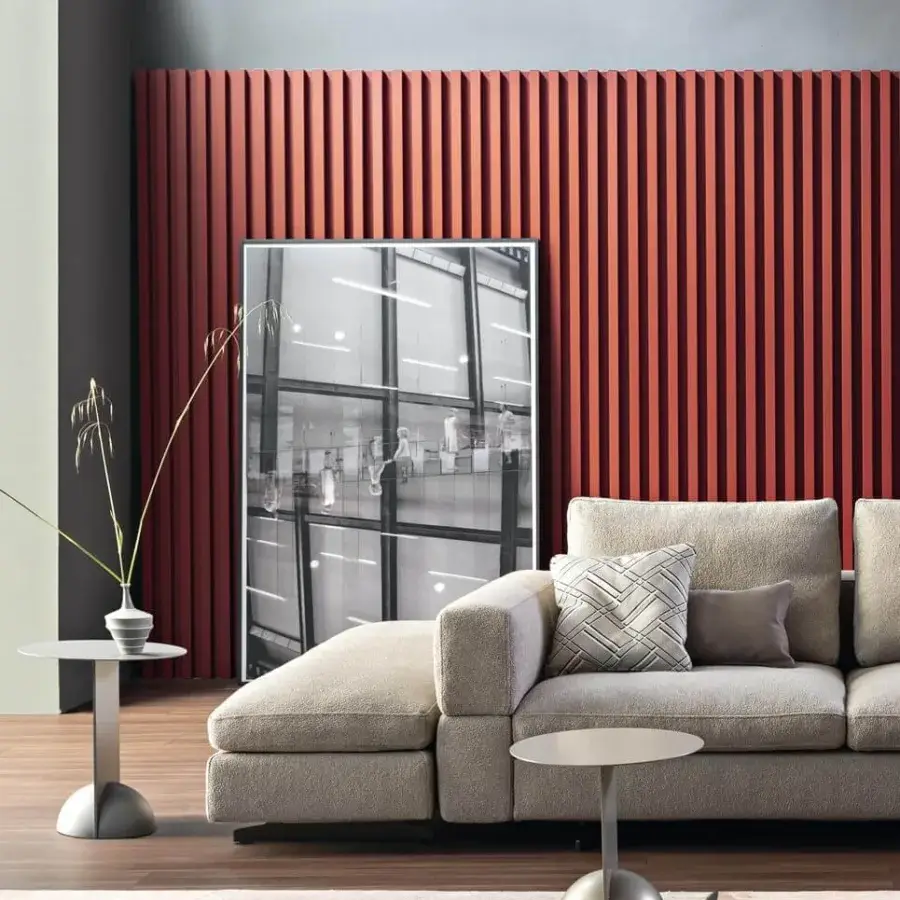 Distinguished Bonaldo Combination side table crafted in metal with a matte finish and unique circular, rectangular form