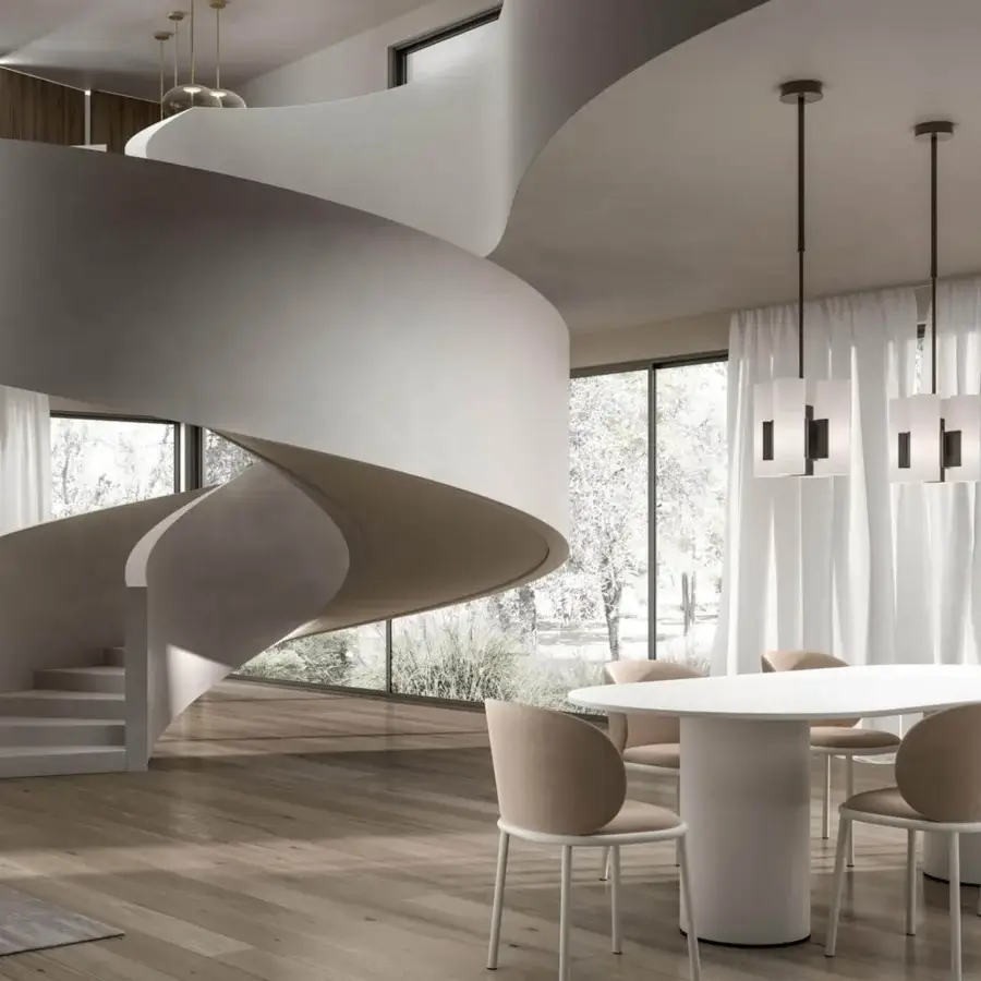 Exceptional VENICEM Unique Suspension Lamp with white satin glass diffusers and dark burnished brass metal structure