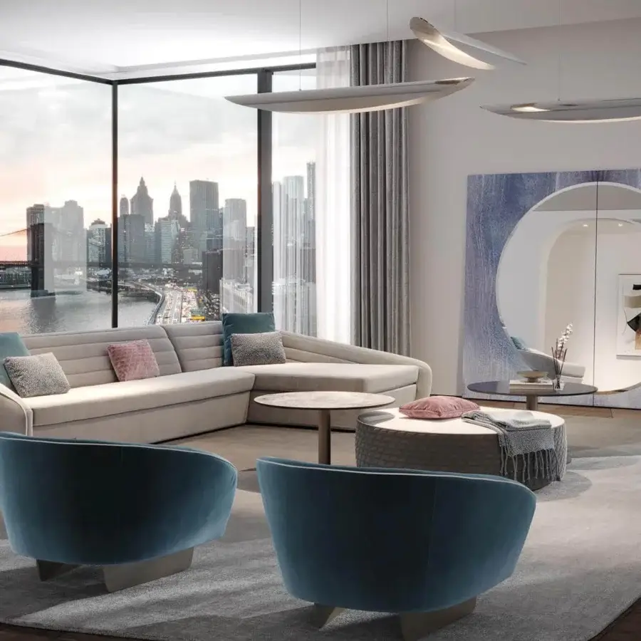 Superior Reflex Rondo coffee table with round wood glass top and cylindrical dark brown metal base crafted in Italy