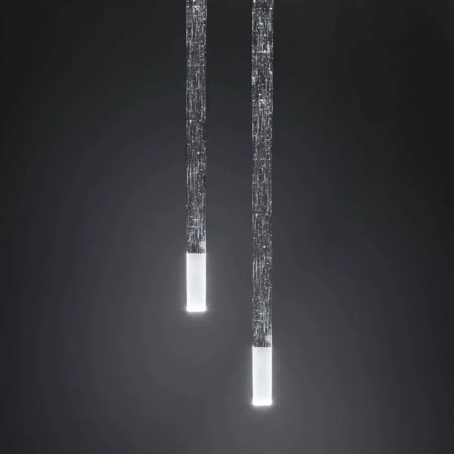 Superior Reflex Lucciola suspension lamp in translucent Murano glass with bronze canopy and support