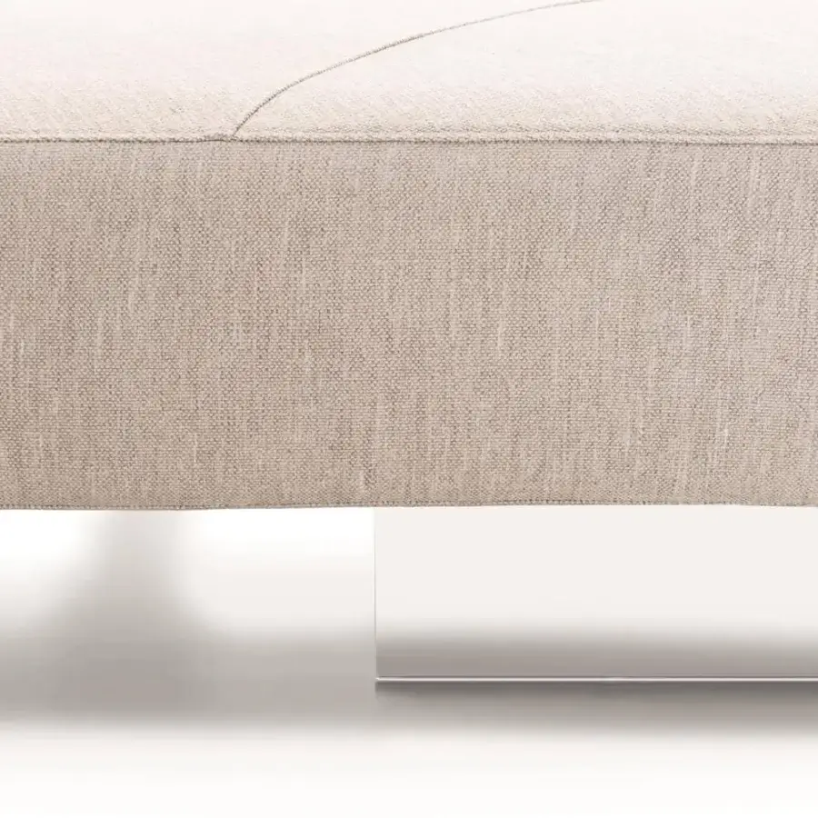 Superior Ditre Italia Papilo sofa with light beige textile upholstery and matte finish
