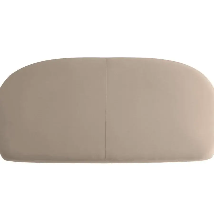 Innovative Ditre Italia Papilo sectional in beige textile with a matte finish offers adjustable wraparound design