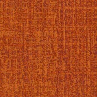 Mariani Brando D205 fabric sample, woven orange textile with mottled texture and vertical grain, consistent surface detail.