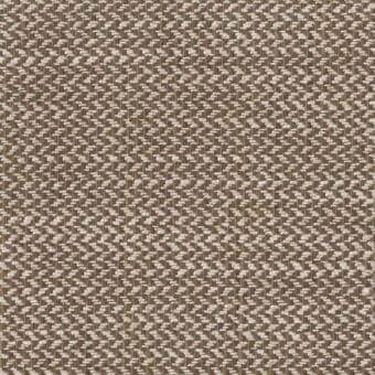 Woven fabric sample, brown and cream tones, dense irregular texture with subtle tonal shifts and a random speckled pattern; label reads "mariani chancas 204".