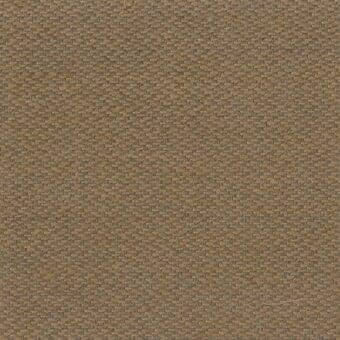 Brown woven fabric texture with irregular dense weave, mottled with darker brown and gray threads, displaying a matte finish.