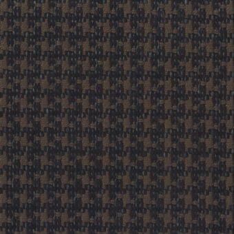 Mariani Giada S Giada 222 fabric texture, charcoal gray and brown woven squares, dense nubby weave for upholstery.