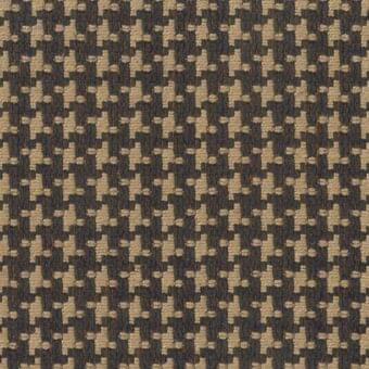 Mariani Giada S Giada 47 fabric sample, dark brown and tan woven textile with repeating cross-shaped pattern and textured surface.