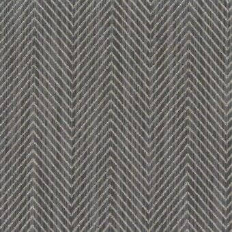 Mariani S Susy fabric, gray and beige chevron pattern, woven texture with angled lines and subtle sheen, suitable for upholstery.