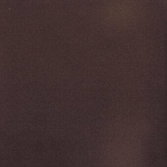 Brown velveteen fabric swatch displaying a matte finish and dense weave with a subtle directional nap and minimal texture variation.