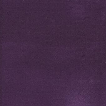 Velveteen fabric swatch in deep purple, displaying a dense, matted texture with a uniform weave and consistent surface quality.
