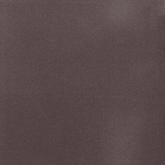 Velveteen fabric swatch in muted brown displays a dense, plush pile and woven texture with subtle tonal shifts and a small white speck.