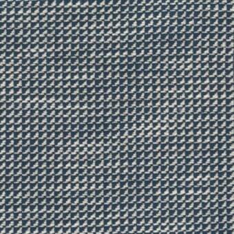 Accidia fabric texture, navy and off-white checkered pattern, tight woven construction from the Mariani T Accidia 288 collection.
