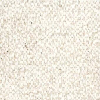 Creamy off-white woven fabric texture, irregular pattern, nubby surface, linen-blend material, Mariani collection – Camilla fabric (t).