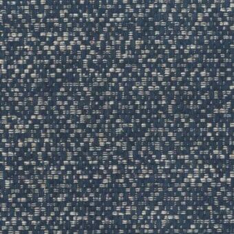 Mariani Camilla fabric sample, navy blue and off-white woven textile, speckled granular pattern, durable upholstery material.