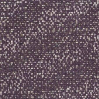 Mariani Camilla fabric texture, muted plum woven tweed with speckled cream threads, dense matte construction, textile sample closeup.