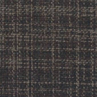 Woven fabric texture, heathered gray-brown-beige tones, irregular pattern with horizontal & vertical threads, matte finish, Gunnar textile sample.