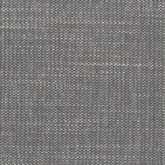 Kos fabric sample, medium gray woven textile, dense matte texture with silver warp threads, Mariani fabric collection T Kos.