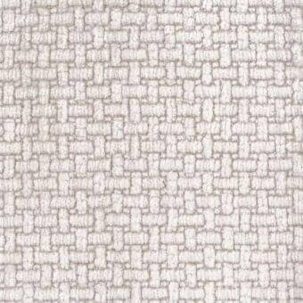 Mariani Le Fate 30 fabric, beige woven textile, dense geometric pattern with nubby matte texture and small square motifs.