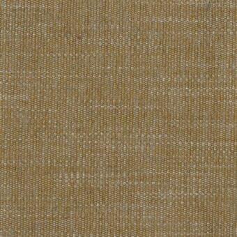 Lucrezia fabric sample, golden-brown and silver, tight plain weave with matte finish and horizontal seam, Mariani textile.