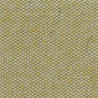 Mariani fabric m015, olive green woven texture with beige and yellow threads, dense grid pattern, matte finish.