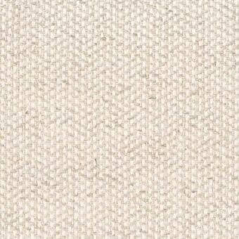 Creamy off-white woven fabric texture, dense linen or cotton blend with subtle irregular pattern, Mariani’s “Mylos” textile sample.