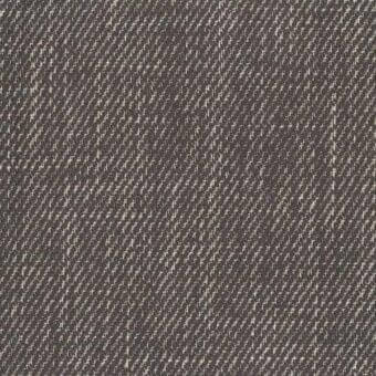 Mariani Nadir fabric sample, charcoal gray herringbone weave, dense texture with beige threads, linear diagonal pattern, textile collection.
