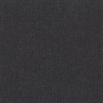 Dark gray woven fabric texture with granular surface, rectangular tag reading “mariani > fabric > ronny > t ronny 104”, matte finish.