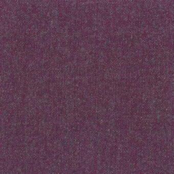 Mariani fabric sample, plum woven textile with gray flecks, dense matte texture, identified as T Ronny 703 collection.