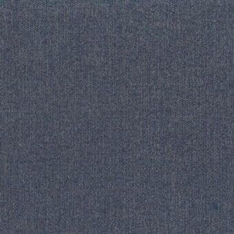 Blue fabric sample with dense weave, vertical ribbing, and heathered texture; matte finish with “T Ronny 801” text printed on lower right.