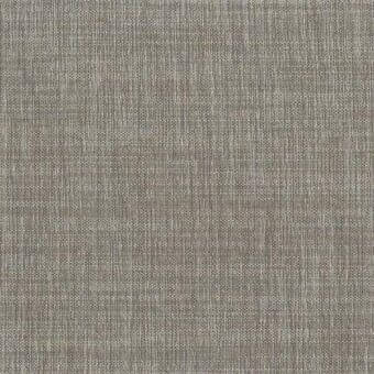 Heathered gray-brown woven fabric texture, linear weave pattern, matte finish, Mariani collection “Sally” fabric sample, durable material.