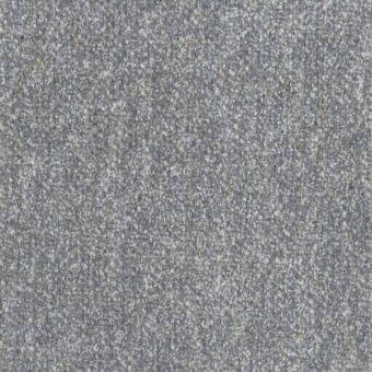 Dense gray fabric texture with heathered speckles, exhibiting a uniform woven pattern and matte finish, with visible fibers.