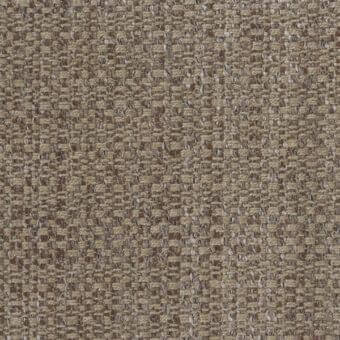 Woven fabric texture, muted brown and tan tones, irregular heathered pattern with nubby surface, Mariani fabric label visible.