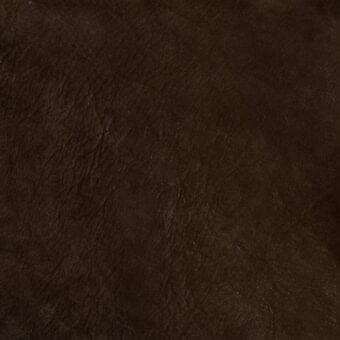 Dark brown leather texture with dense creasing, matte finish, and irregular folds displaying natural variations and an organic pattern.