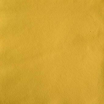 Mariani PS 3305 half-grain leather texture in mustard yellow, exhibiting a matte finish and subtle pebbled grain with tonal variations.