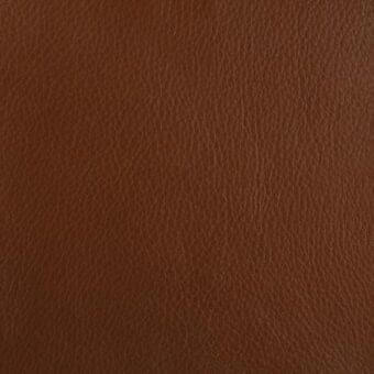Mariani Colbacco leather texture, medium brown, dense grain pattern with subtle tonal variations and a matte finish.