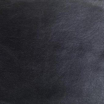 Dark gray leather texture with a mottled surface, fine wrinkles, and matte finish; label reads “mariani leather px sequoia.”