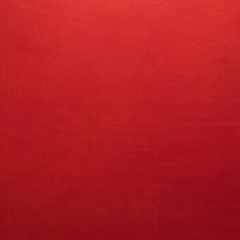 Mariani saddle leather sample, deep red, matte finish; vegetable tanned “Dakota Maranello” leather with consistent tone and natural grain texture.