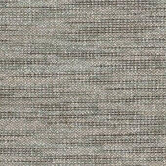 Gray woven fabric texture with linear pattern, featuring horizontal bands and a dense grid-like structure with beige and brown undertones.
