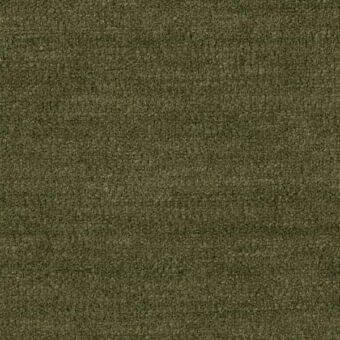 Olive green fabric texture displaying a granular, heathered composition with a matte finish and tightly packed fiber surface.