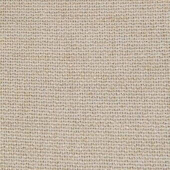 Beige woven fabric texture displaying a grid pattern with light cream and sandy tones, featuring a dense, matte surface.