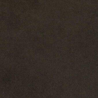 Dark brown fabric texture with granular surface, matte finish, and dense weave, displaying muted charcoal variations and uniform appearance.