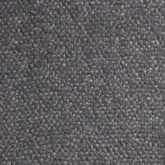 Dark gray woven fabric texture with looped pile construction and granular surface, displaying a subtle, irregular fiber pattern.
