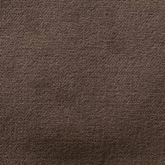 Medium brown fabric texture with short, dense pile and a matte finish, displaying a uniform woven pattern and subtle tonal variations.