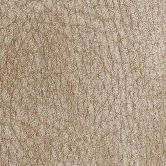 Leather texture sample, light tan with vertical and diagonal ridges, granular surface displaying natural grain and subtle tonal variations.