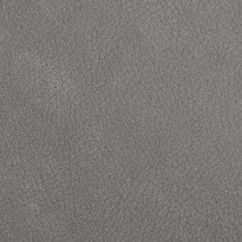 Gray leather texture with a dense, granular surface and subtle vertical striations, displaying a consistent matte finish and uniform appearance.